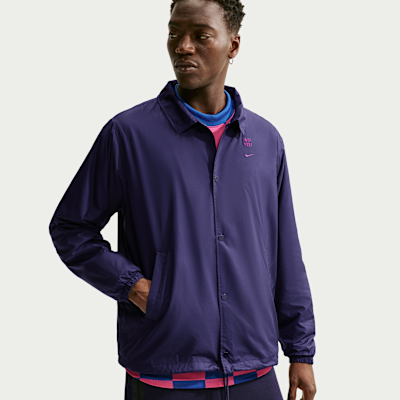FC Barcelona Club Men's Nike Soccer Coaches' Jacket. Nike.com